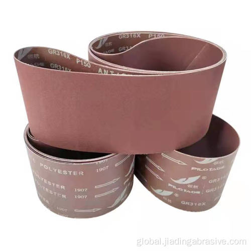 sanding belt for steel aluminum oxide abrasive sanding belt Factory